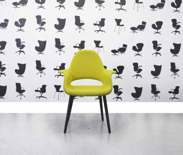 Refurbished Vitra Organic Chair low back - Yellow Pastel Green - Corporate Spec