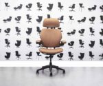 Refurbished Humanscale Freedom High Back with Headrest - Seville Pink - Corporate Spec