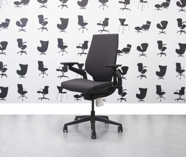 Refurbished Steelcase Gesture - Grey Fabric - Corporate Spec 1