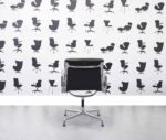 Refurbished Vitra Soft Pad EA208 - Black Leather - Chrome Frame - Corporate Spec 2