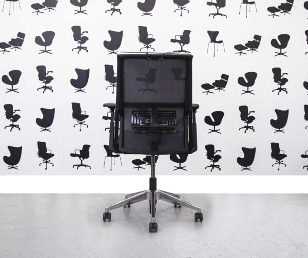 Refurbished Haworth Zody with Lumbar Support and Hanger - Black - Corporate Spec 2