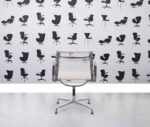 Refurbished Vitra Charles Eames EA108 Office Chair - White Mesh and Chrome Frame - Corporate Spec 2