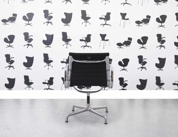 Refurbished Vitra EA108 - Black Fabric - Polished Aluminium - Corporate Spec 2