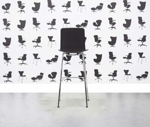 Refurbished Vitra HAL Stool High - Black Shell - Corporate Spec 2