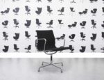 Refurbished Vitra EA108 - Black Fabric - Polished Aluminium - Corporate Spec 3