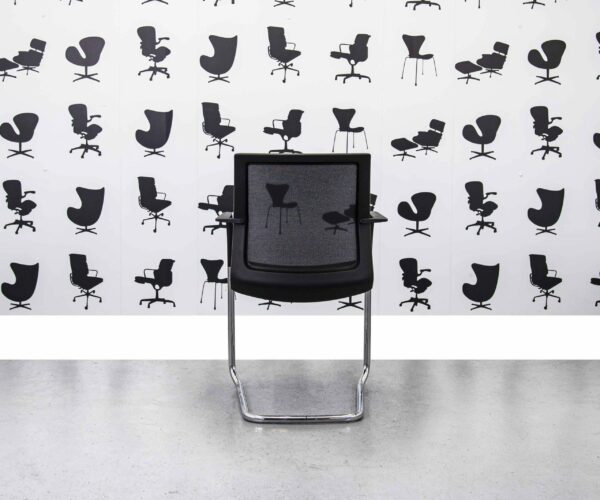 Refurbished Orangebox Workday Cantilever Armchair - Black - Corporate Spec 2