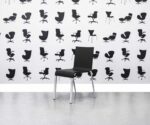 Refurbished Vitra .03 Stacking Chair - Basic Dark with Chrome Base - Corporate Spec 1