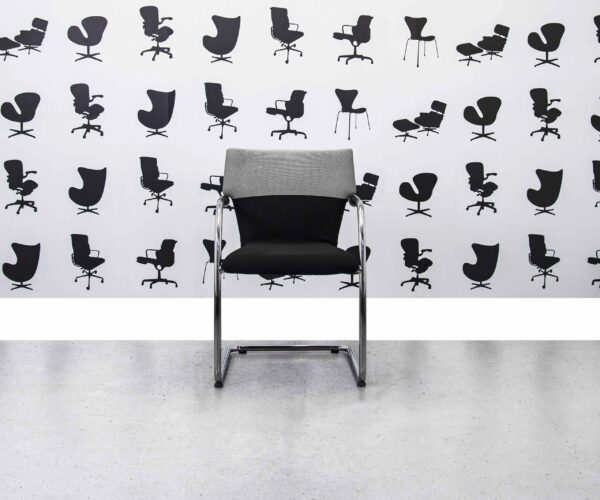 Refurbished Vitra Visastripes - Black and Grey - Corporate Spec