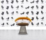 Refurbished Walter Knoll Platner Armchair - Orange and Brown - Corporate Spec