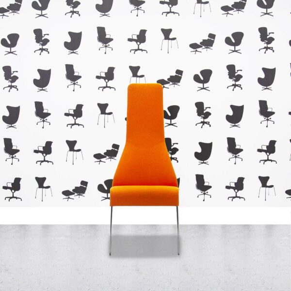 Refurbished B&B Italia - Lazy '05 High Back- Orange - Corporate Spec