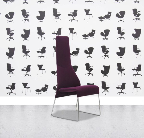 Refurbished B&B Italia - Lazy '05 High Back- Purple - Corporate Spec 1