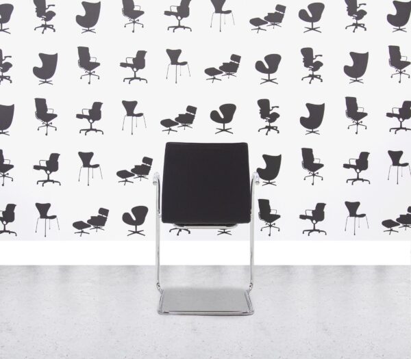 Refurbished Kusch Co 9230 Cantilever Armchair - Black Fabric - Corporate Spec 2