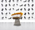 Refurbished Walter Knoll Platner Armchair - Orange and Brown - Corporate Spec 3