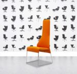 Refurbished B&B Italia - Lazy '05 High Back- Orange - Corporate Spec 3