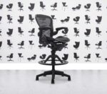 Refurbished Herman Miller Aeron Stool - Size B - Lumbar Support - Black - Corporate Spec 3