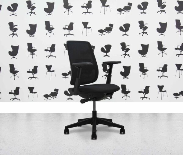 Refurbished Haworth Lively 3D with Lumbar Support - Black - Corporate Spec 3