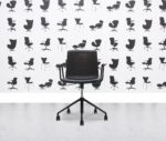 Refurbished Andreu World Flex High Back SO1664 - Black Leather - Corporate Spec