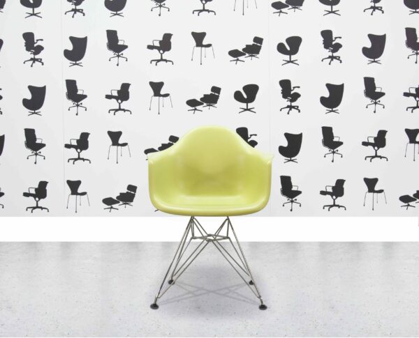 Refurbished Vitra Charles Eames DAR Chair - Pastel Green - Corporate Spec