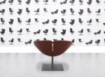 Refurbished Moroso Fjord Swivel Armchair - Oxidored Leather - Corporate Spec 2