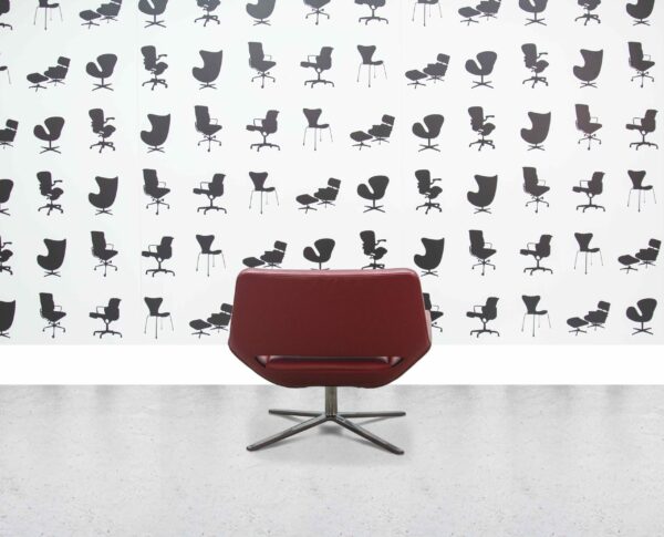 Refurbished B&B Italia Metropolitan Armchair - Red Leather - Corporate Spec 2