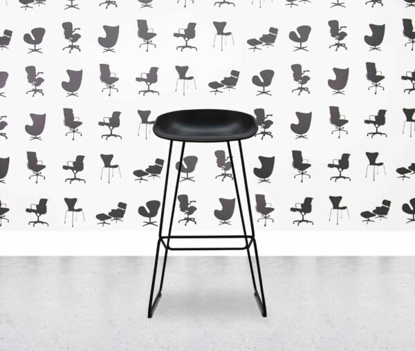 refurbished hay aas 38 high black powder coated steel black