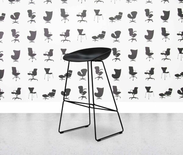 refurbished hay aas 38 high black powder coated steel black