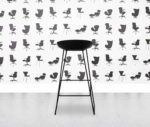 refurbished hay aas 38 high black powder coated steel black