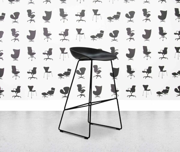 refurbished hay aas 38 high black powder coated steel black