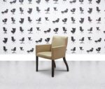 Refurbished Keilhauer Conference Chair - Wooden Legs - Beige Leather - Corporate Spec 1