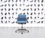 Refurbished Vitra EA117 - Aluminium Frame - Sky Blue Leather