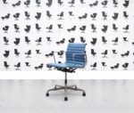 Refurbished Vitra EA117 - Aluminium Frame - Sky Blue Leather - Image 2