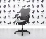 Refurbished Herman Miller Mirra 2 - Full Spec - Grey Butterfly Back - Grey Mesh Seat and Frame - Image 2