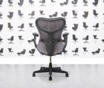 Refurbished Herman Miller Mirra 2 - Full Spec - Grey Butterfly Back - Grey Mesh Seat and Frame - Image 3