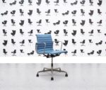 Refurbished Vitra EA117 - Aluminium Frame - Sky Blue Leather - Image 4