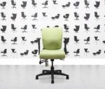 refurbished pledge may'b myb02 task chair green fabric