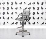 Refurbished Herman Miller Setu Stool - Grey Frame and Mesh