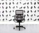 refurbished wilkhahn task chair at mesh grey mesh and fabric seat
