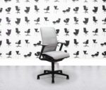 refurbished wilkhahn task chair at mesh grey mesh and fabric seat
