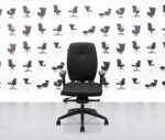 refurbished posturite homeworker plus ergonomic chair black