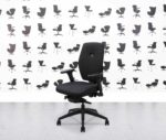 refurbished posturite homeworker plus ergonomic chair black