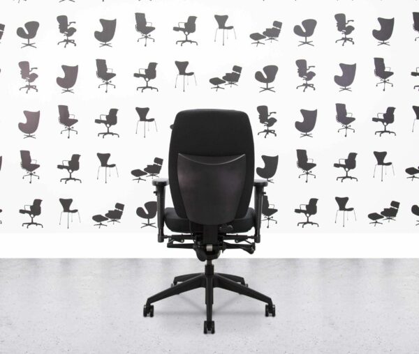 refurbished posturite homeworker plus ergonomic chair black