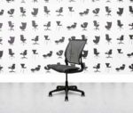 refurbished humanscale liberty task chair grey mesh back and seat no arms