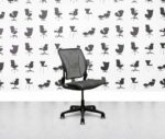 refurbished humanscale liberty task chair grey mesh back and seat no arms