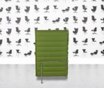 refurbished vitra alcove high back sofa emerald fabric
