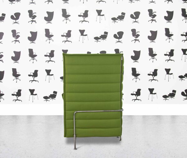 refurbished vitra alcove high back sofa emerald fabric
