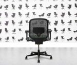 refurbished vitra medapal mesh back black frame paseo