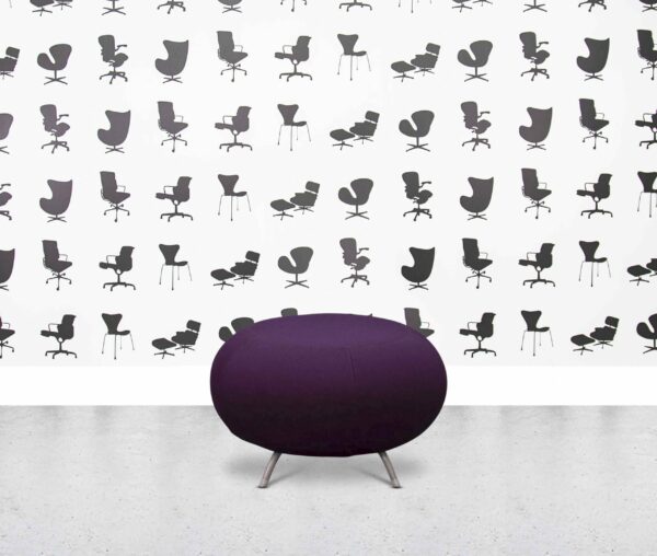 refurbished allermuir pebble a620 violet fabric