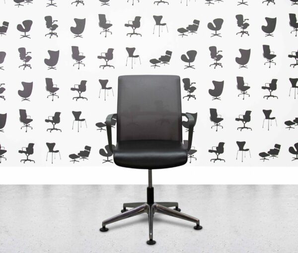 refurbished senator office circo cr4 polished aluminium black