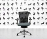refurbished haworth zody desk chair full spec painted frame 4d arms paseo