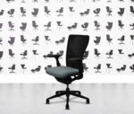 refurbished haworth zody desk chair black frame 2d arms costa (copy)